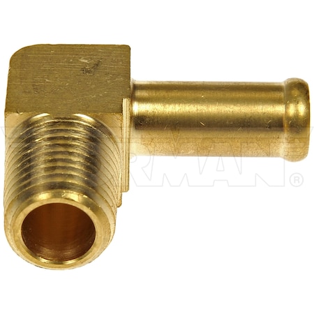 Dorman Inverted Flare Male Connector Barbed End 5818 UNF Thread Size 14 Length Brass 785-430D